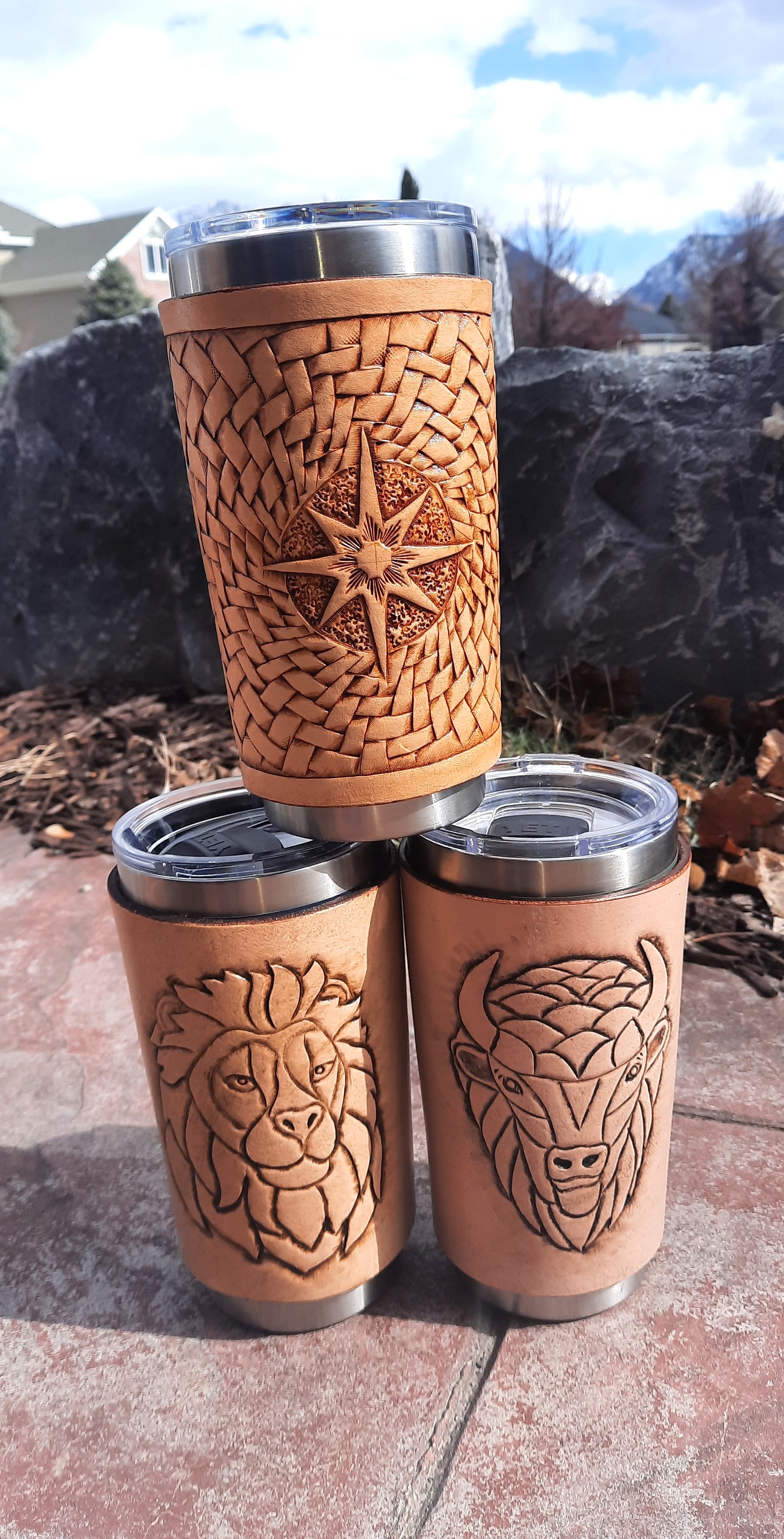 leather yeti covers